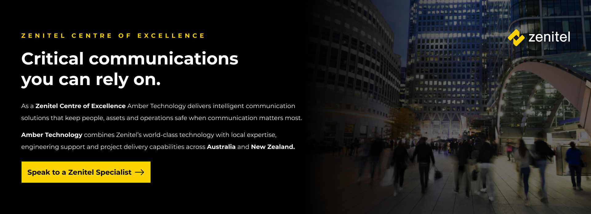 Zenitel Critical Communications Banner 