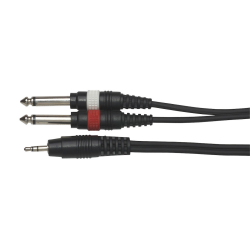 Patch Lead 2Xjack-3.5Jack 4.5M ATC7061 Australian Monitor