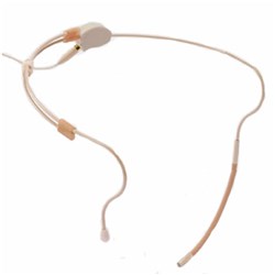 CM-235 headset, beige sub-miniature capsule 3-pin mini-XLR