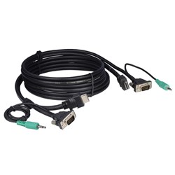 6ft Tabletop HDMI, VGA and Audio hybrid cables Liberty