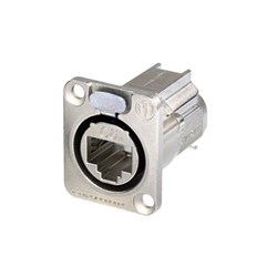 D-SIZE PANEL RECEPTACLE, SHIELDED, IDC TERMINATION, NICKEL HOUSING