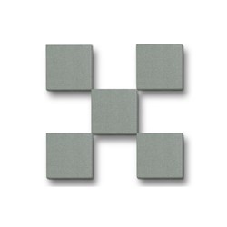 12" x 12" x 1" - Bevelled Edge Scatter Block - 24pc - GREY F121 1212 08