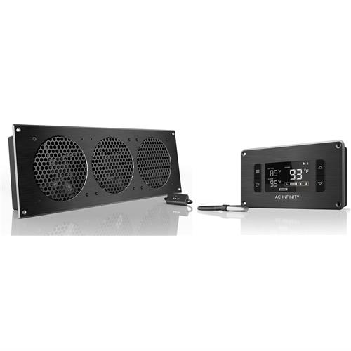 AIRPLATE T3, Home Theater and AV Quiet Cabinet Cooling Fan System, 6 Inch