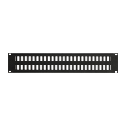 SRVP2 Vent Panel 2RU Black