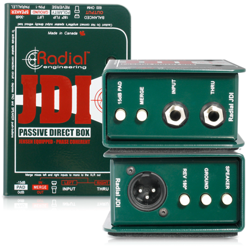 Radial JDI - Passive single channel DI with Jensen transformer   