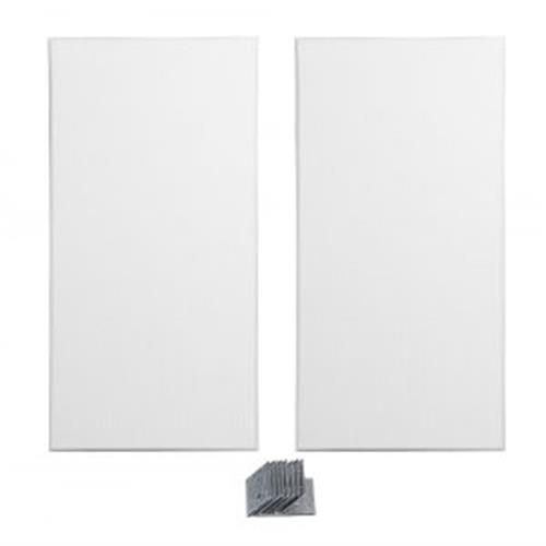 London Bass Trap w/ hardware 610x1219x51mm white 2 panels Z840 1212 09