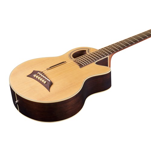 RockBass Alien Deluxe 6-String Natural High Polish