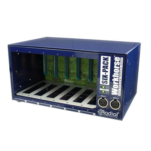 Radial SIXPACK - 6 slot power-rack, desktop format,1600mA power supply