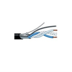 L-2E5AT microphone cable for install, black, 200m