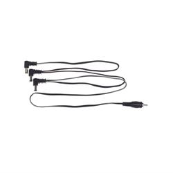 Cioks FLEX 3-Way Daisy Chain Cable - Black 50+30+30cm