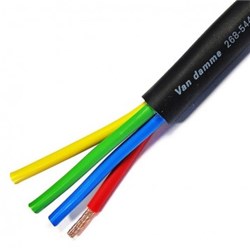 Tour Grade speaker cable black 4 x 4mm multicore 100m