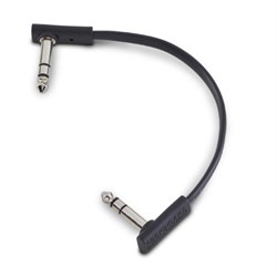 RockBoard Flat TRS Cable 15cm Black