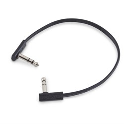 RockBoard Flat TRS Cable 30cm Black