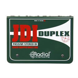 Radial JDI Duplex - Premium Stereo Passive DI Inputs: 1/4", 3.5mm, RCA & XLR