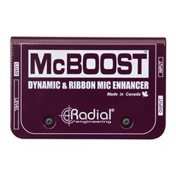 Radial MCBOOST - Mic signal booster 25dB for dynamic and ribbons 