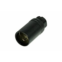 Cable connector extension housing for female and male inserts black 180' coding